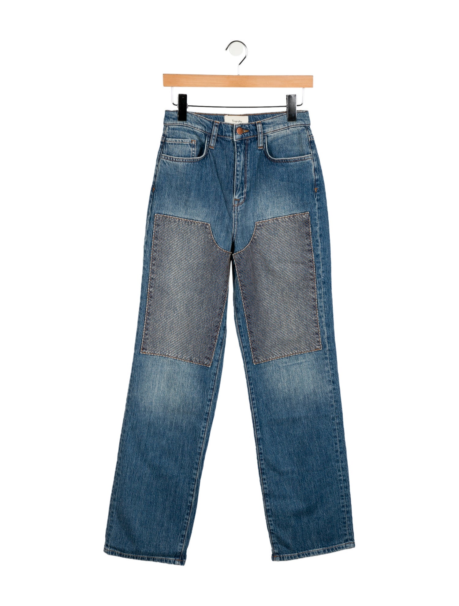 Triarchy High-Rise Straight Leg Jeans