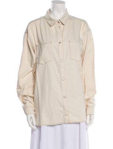 Triarchy Tops Long Sleeve Button-Up Top M