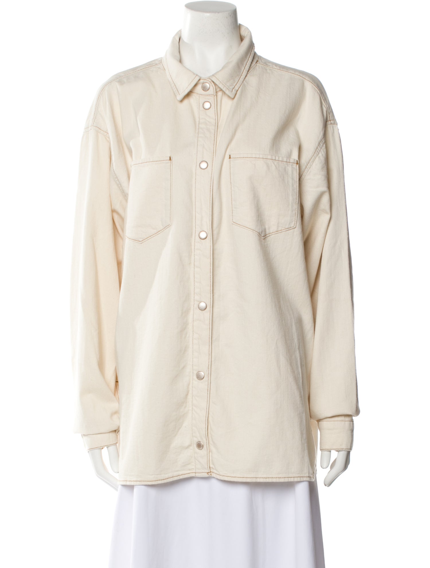 Triarchy Long Sleeve Button-Up Top