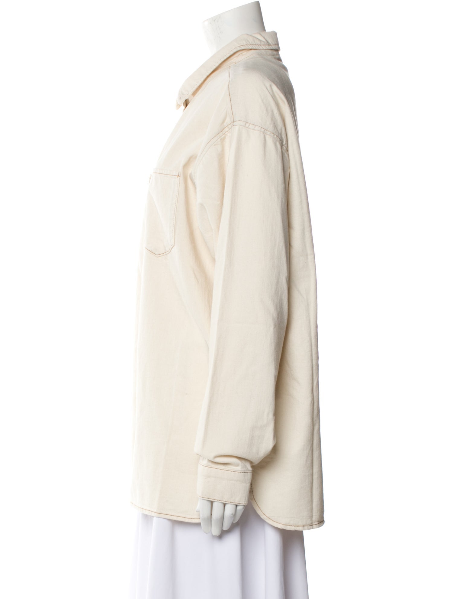 Triarchy Long Sleeve Button-Up Top