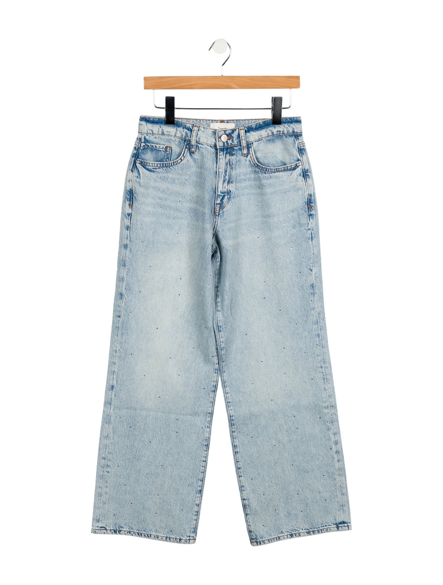 Triarchy Mid-Rise Wide Leg Jeans