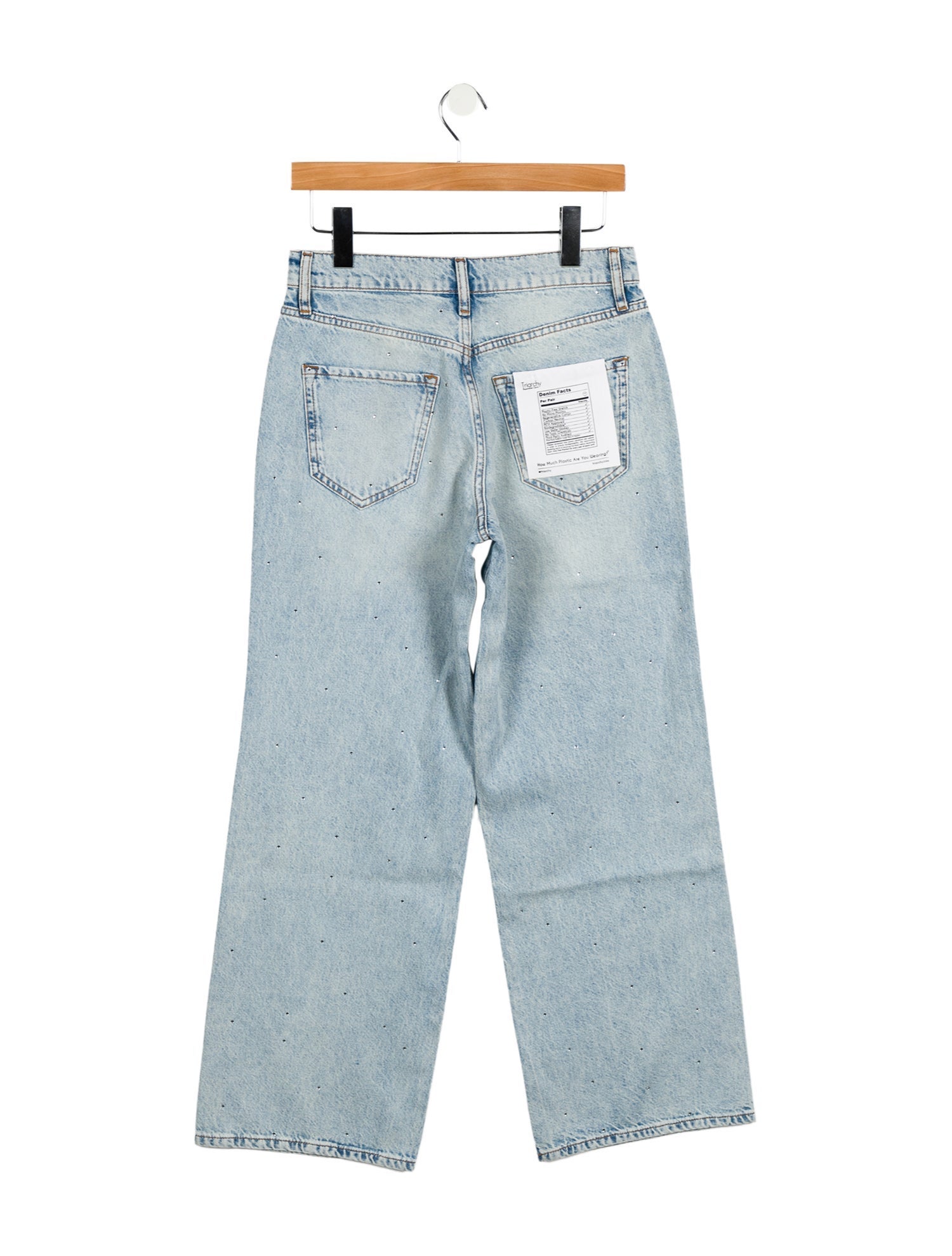 Triarchy Mid-Rise Wide Leg Jeans