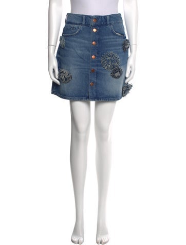 Triarchy Skirts Distressed Accents Mini Skirt US 24 | XS