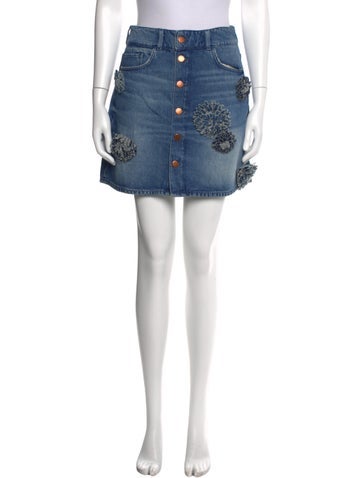 Triarchy Skirts Distressed Accents Mini Skirt US 26 | XS