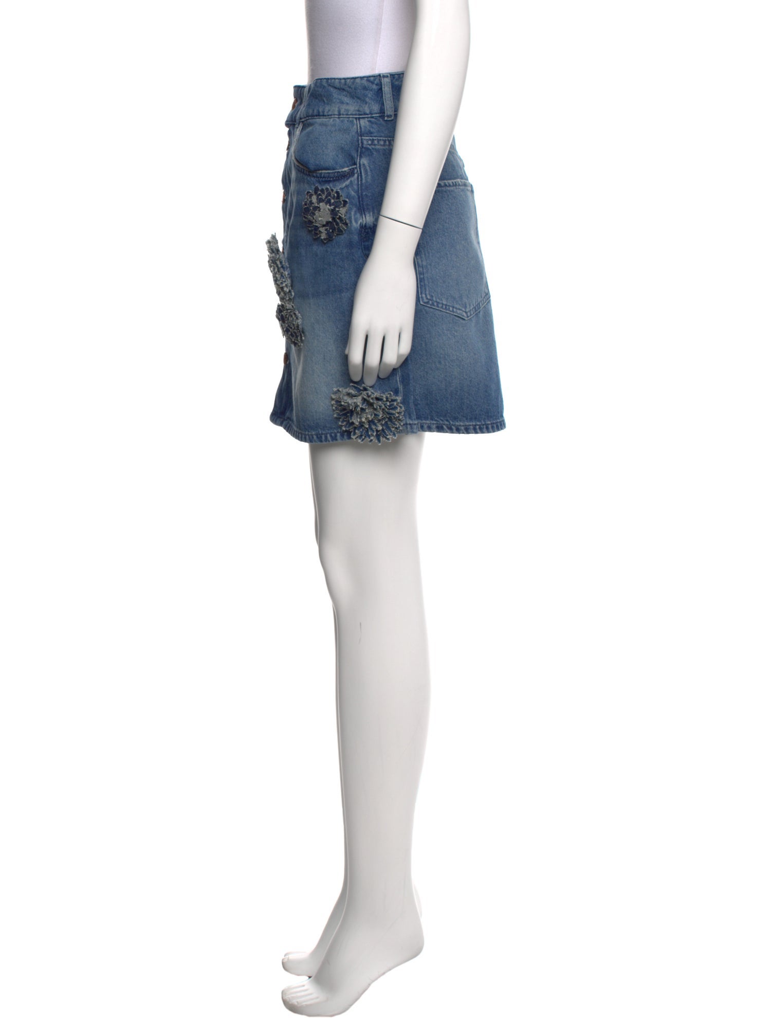 Triarchy Distressed Accents Mini Skirt