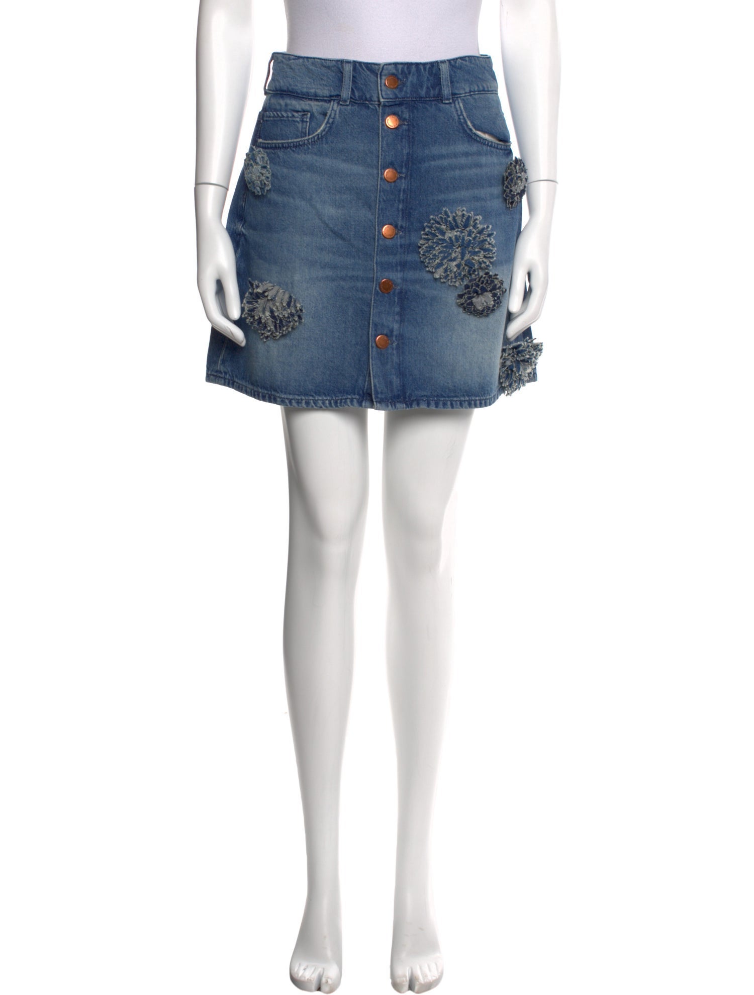 Triarchy Floral Print Mini Skirt