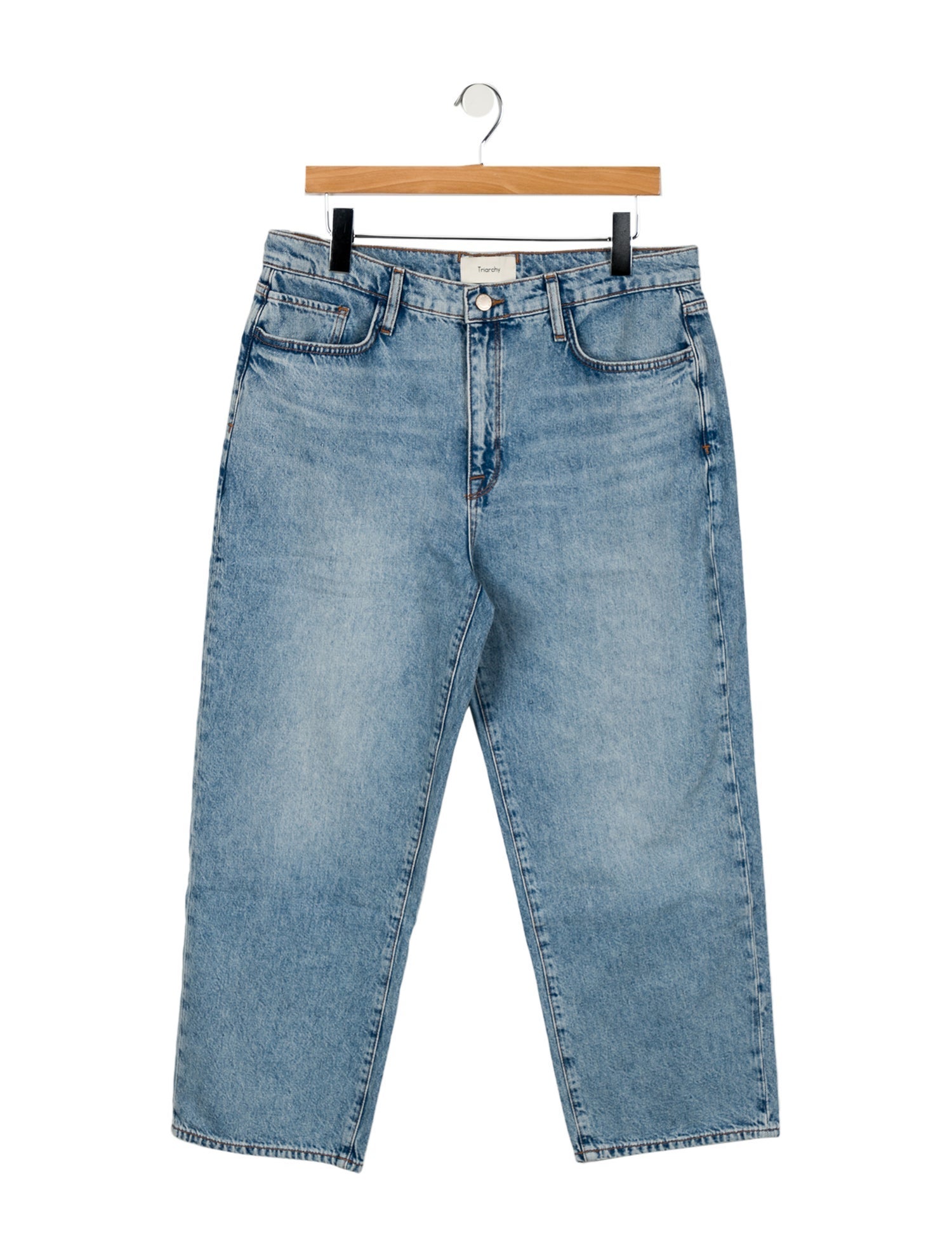 Triarchy High-Rise Wide Leg Jeans