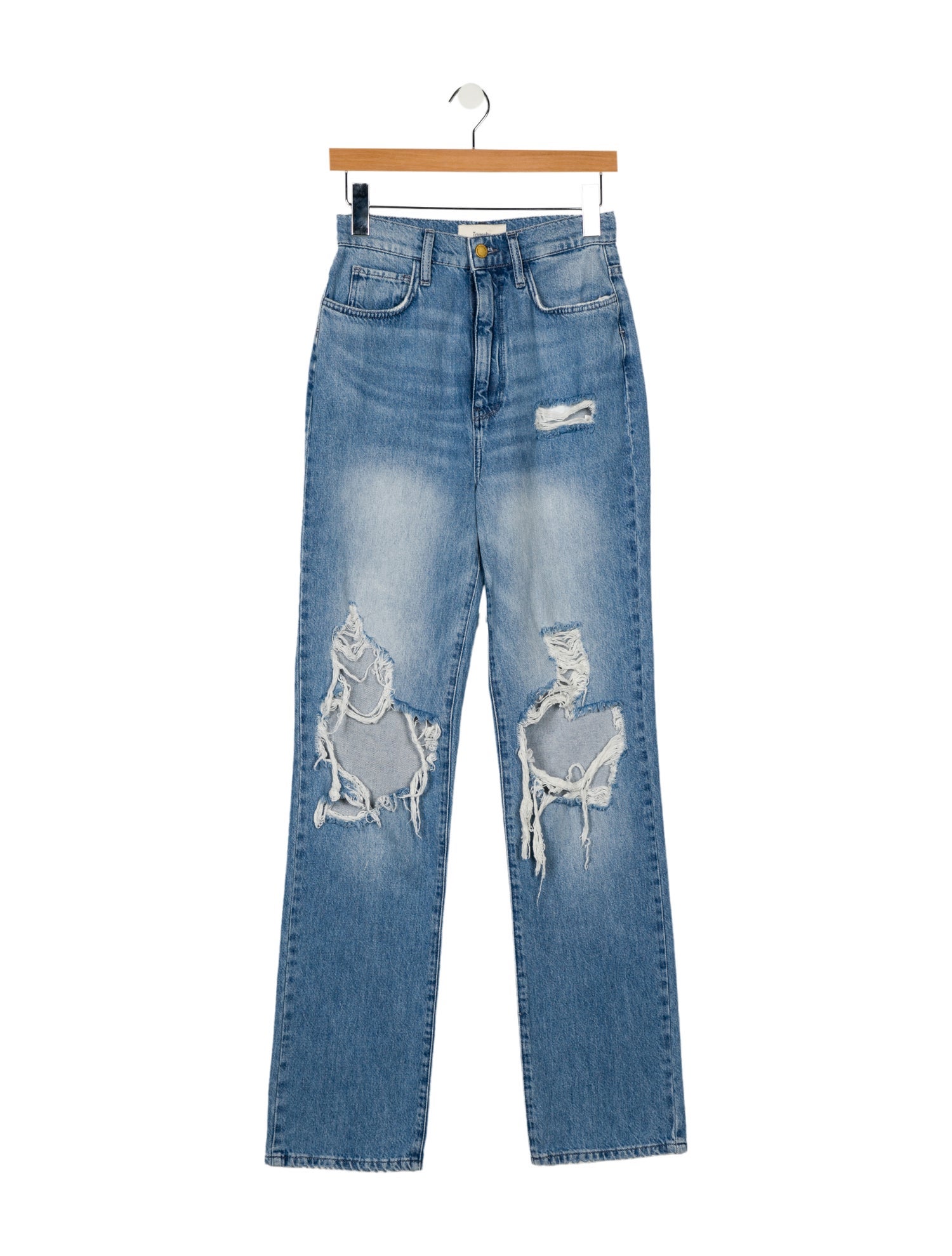 Triarchy High-Rise Straight Leg Jeans