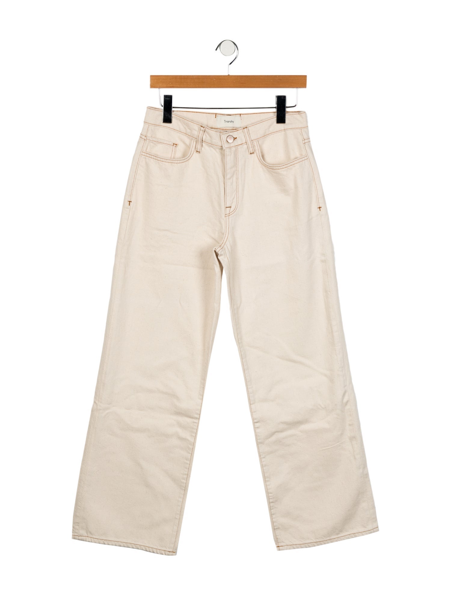 Triarchy Mid-Rise Wide Leg Jeans