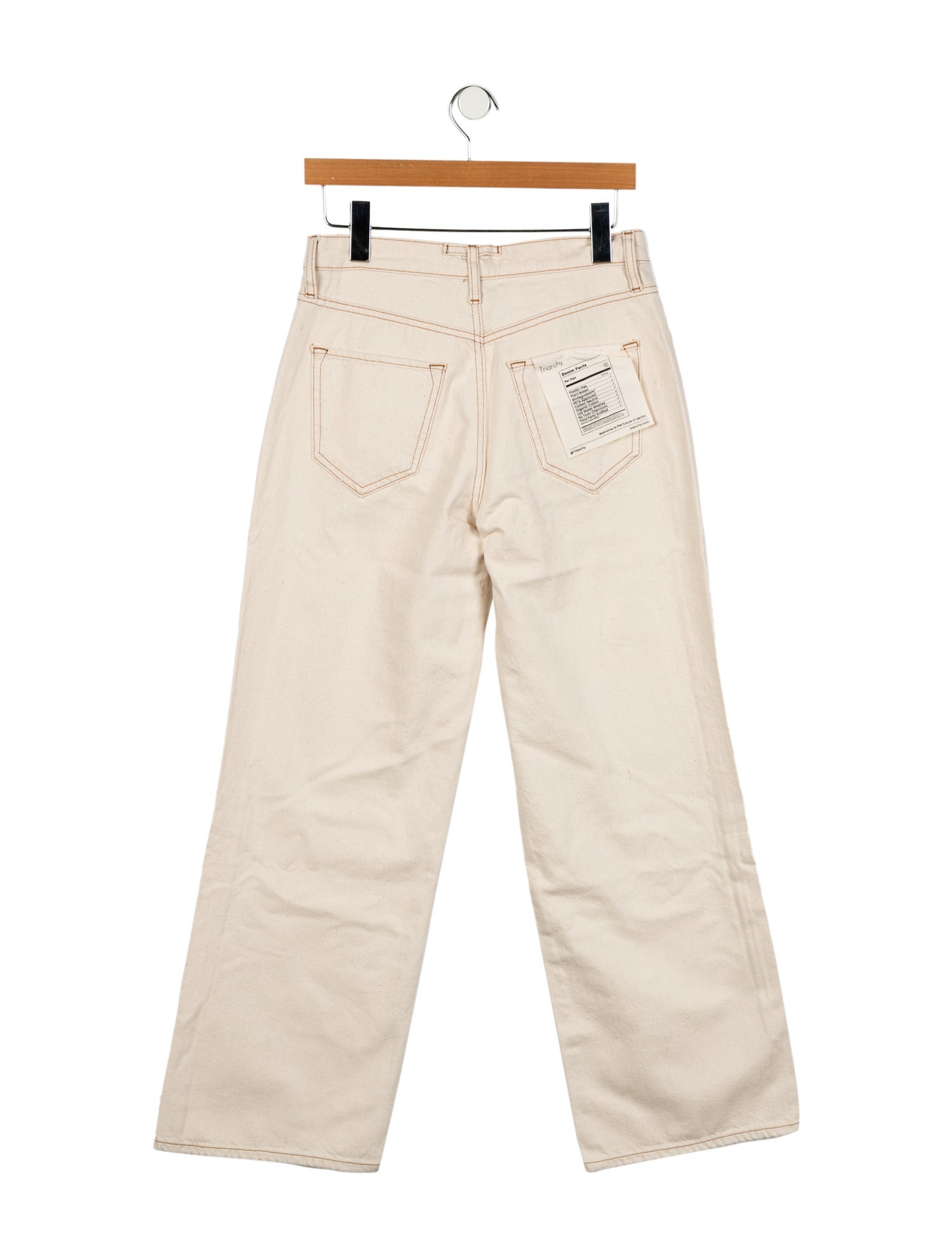 Triarchy Mid-Rise Wide Leg Jeans