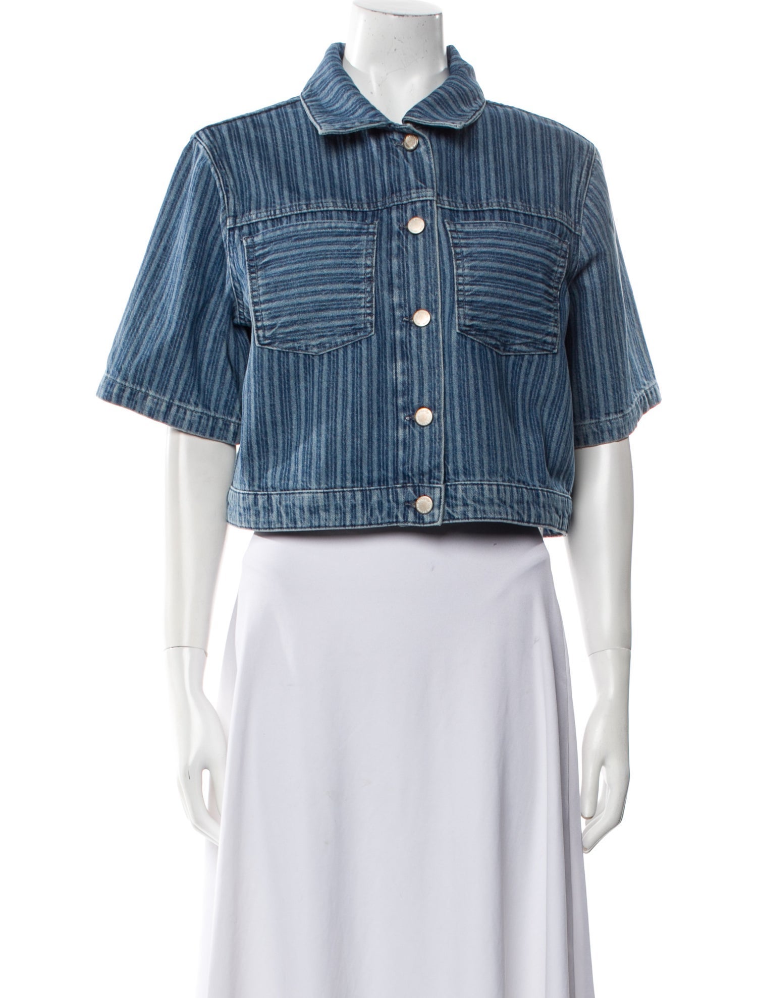 Triarchy Striped Denim Jacket