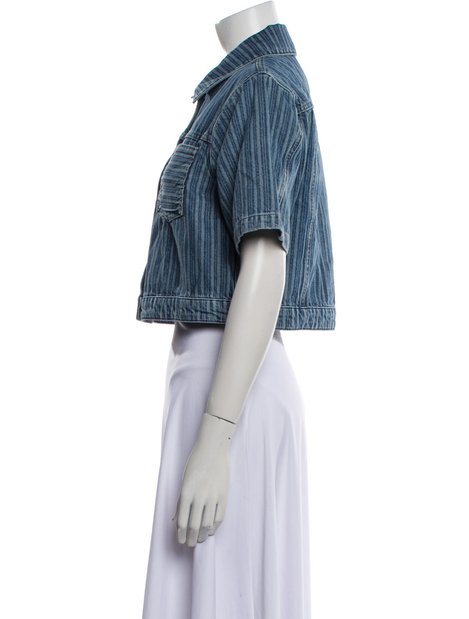 Triarchy Striped Denim Jacket