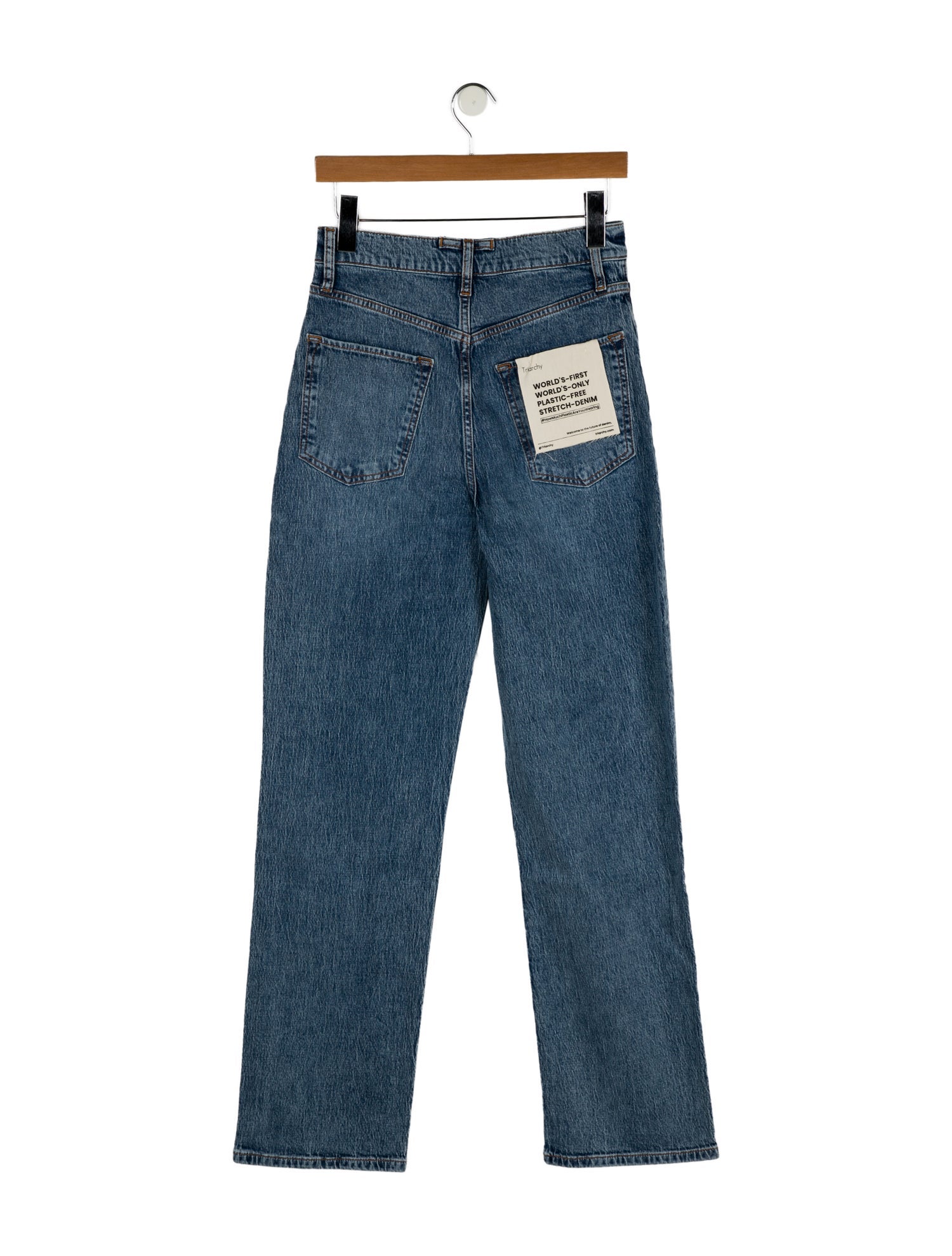 Triarchy High-Rise Straight Leg Jeans w/ Tags