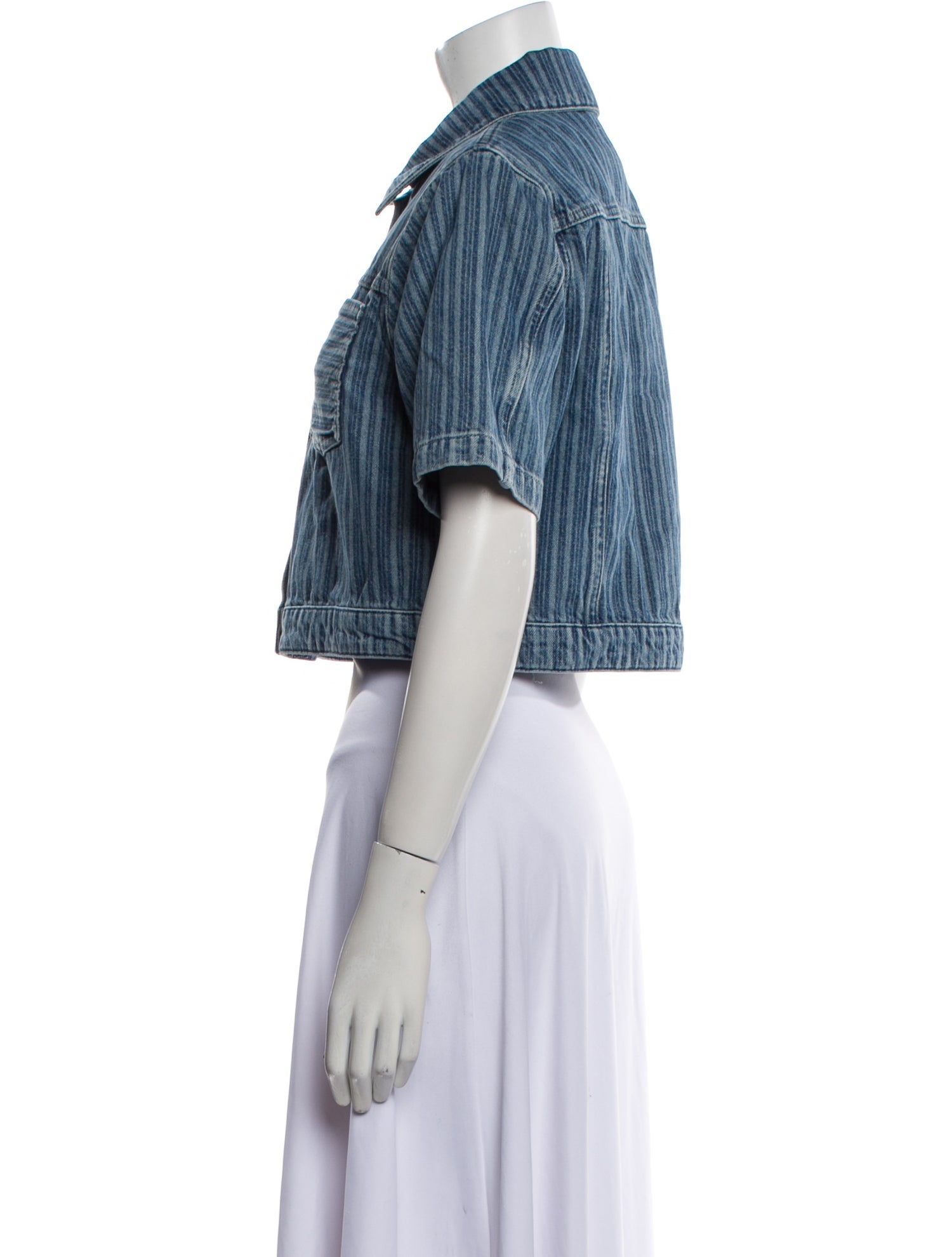 Triarchy Striped Denim Jacket