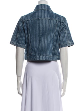 Triarchy Striped Denim Jacket