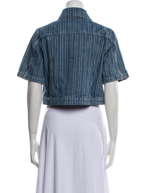 Triarchy Striped Denim Jacket