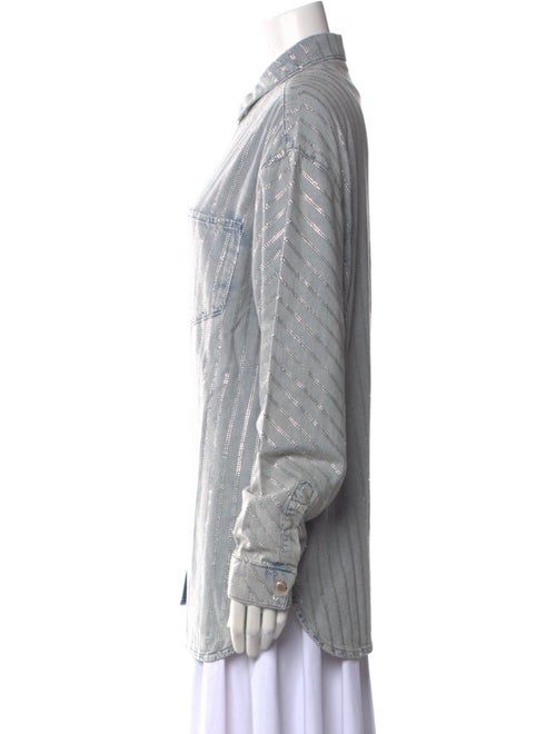 Triarchy Long Sleeve Button-Up Top