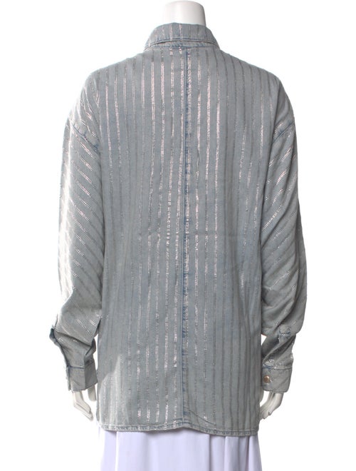 Triarchy Long Sleeve Button-Up Top