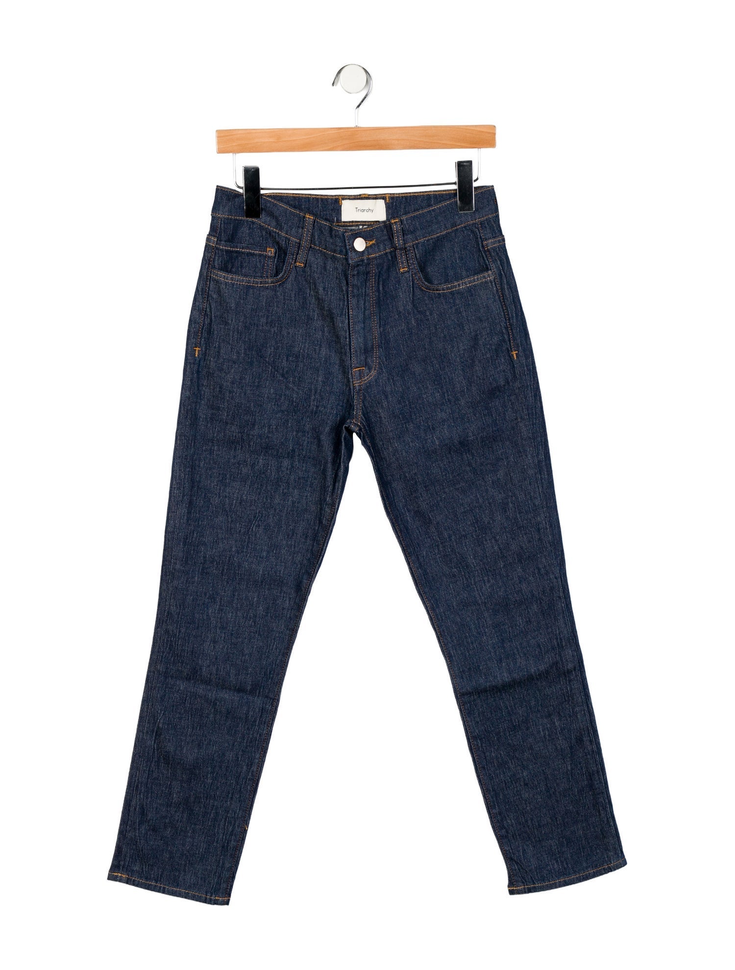 Triarchy Mid-Rise Straight Leg Jeans