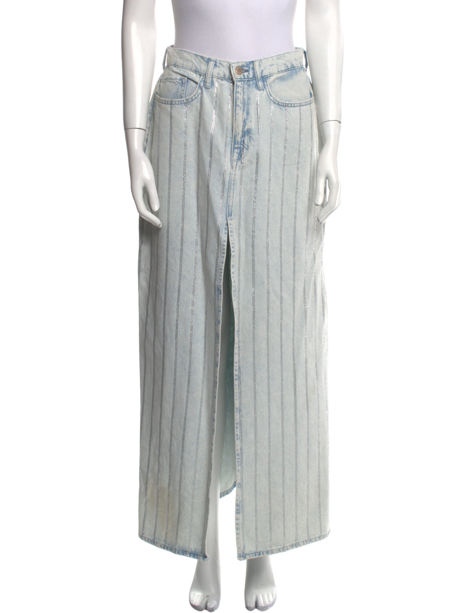 Triarchy Striped Long Skirt