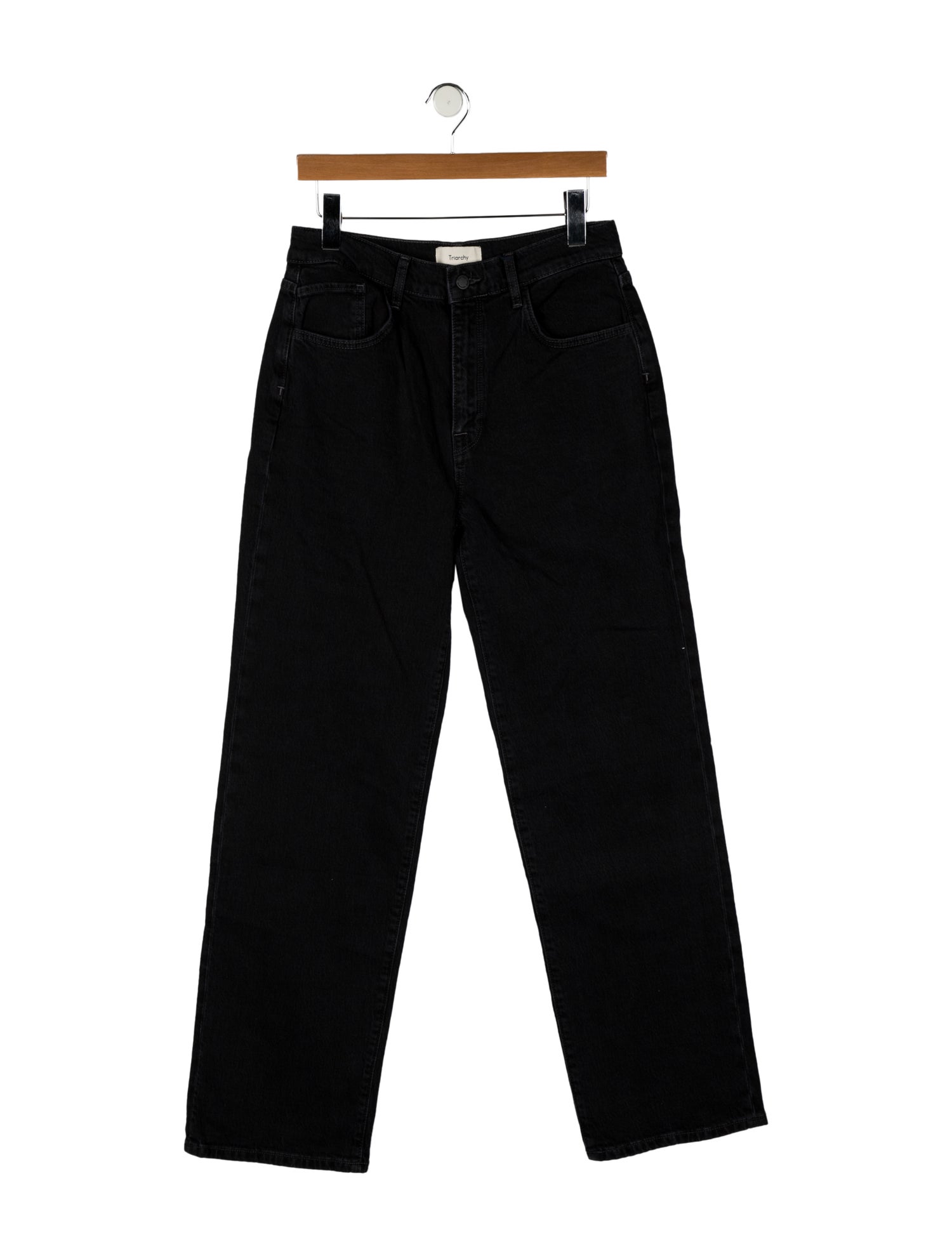 Triarchy Mid-Rise Wide Leg Jeans