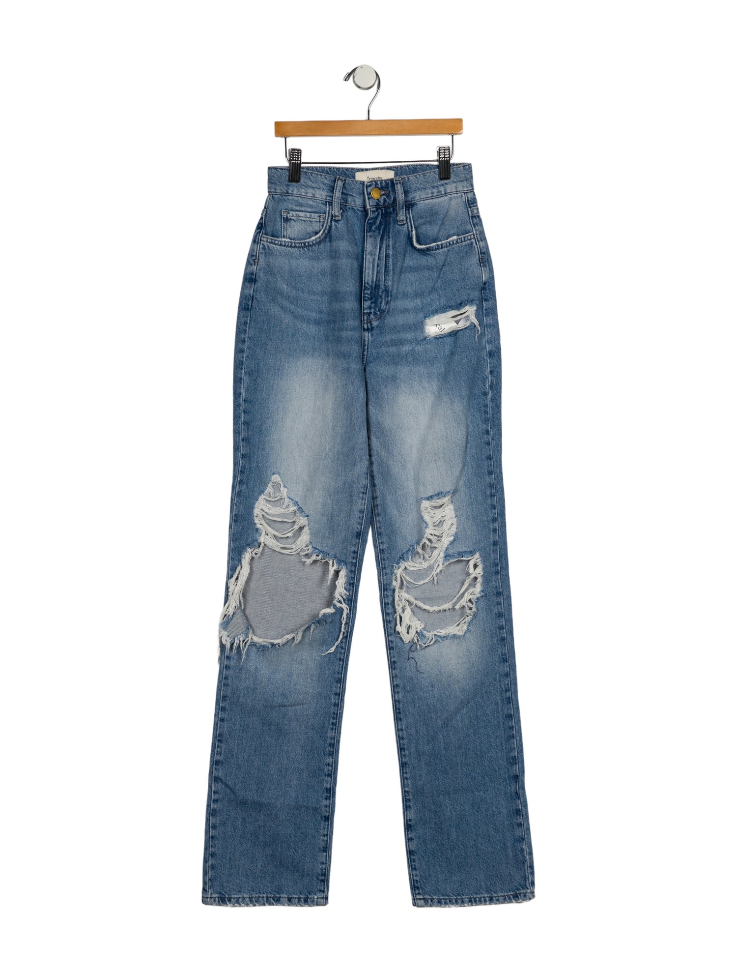 Triarchy High-Rise Straight Leg Jeans