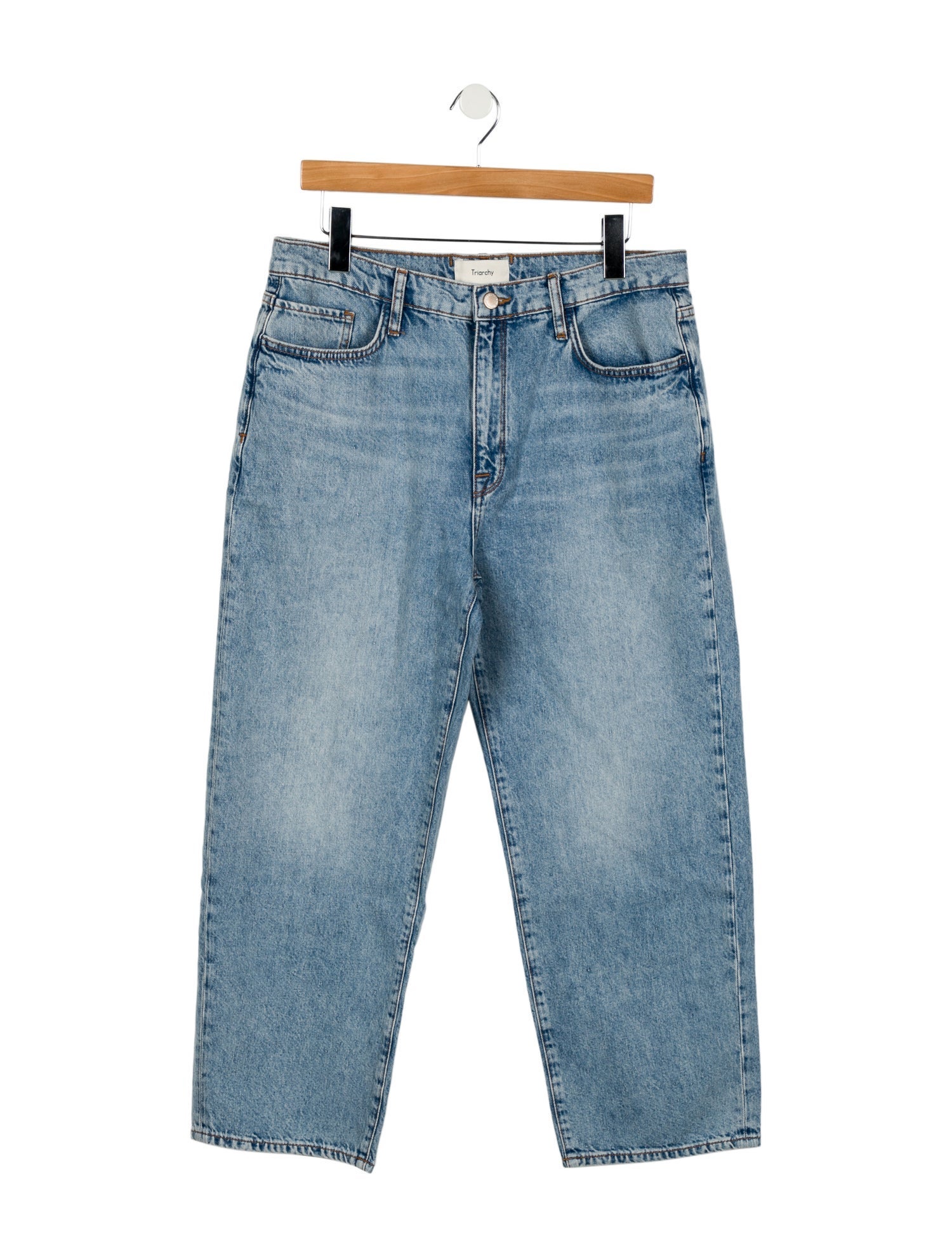 Triarchy High-Rise Straight Leg Jeans