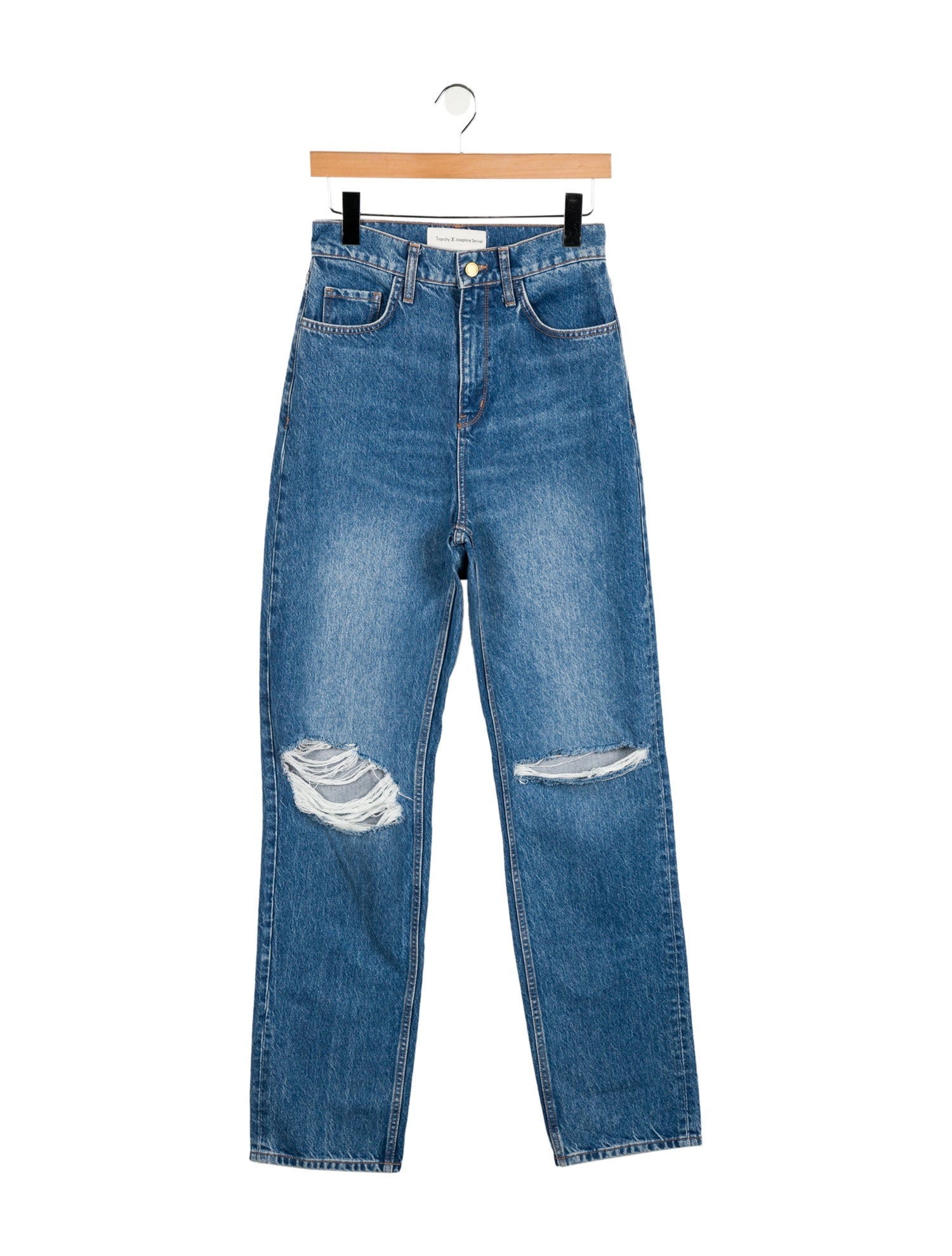 Triarchy High-Rise Straight Leg Jeans