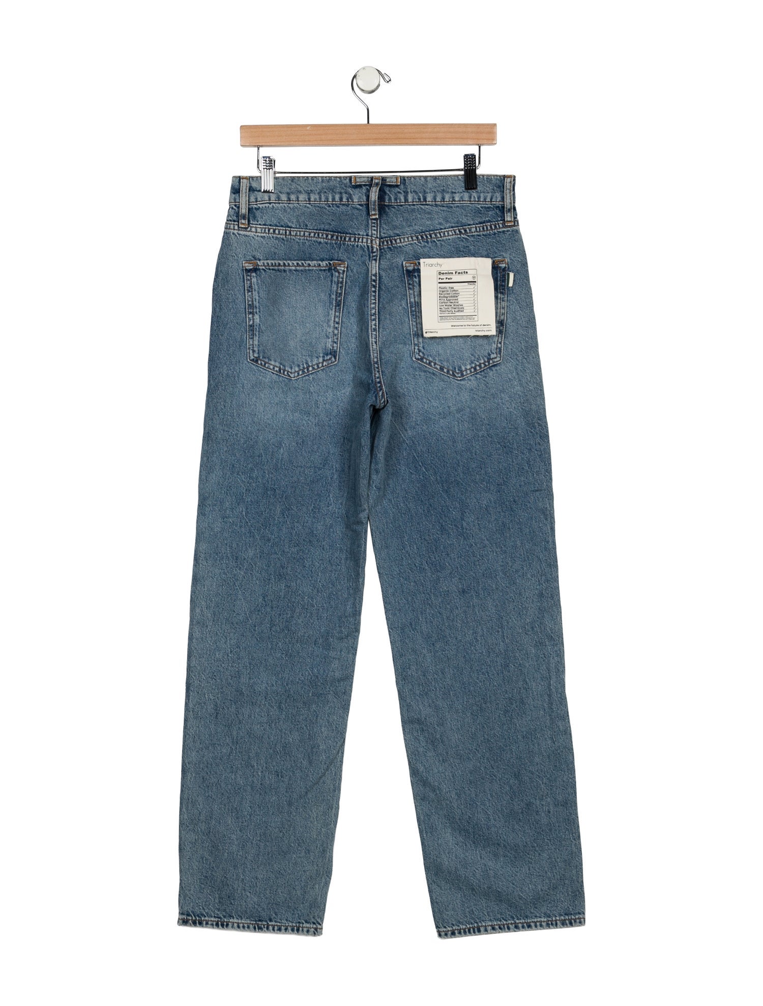 Triarchy Mid-Rise Straight Leg Jeans w/ Tags