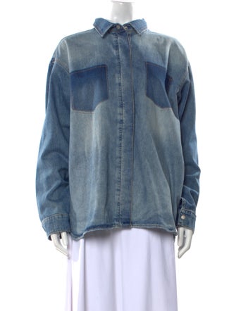 Triarchy Long Sleeve Button-Up Top