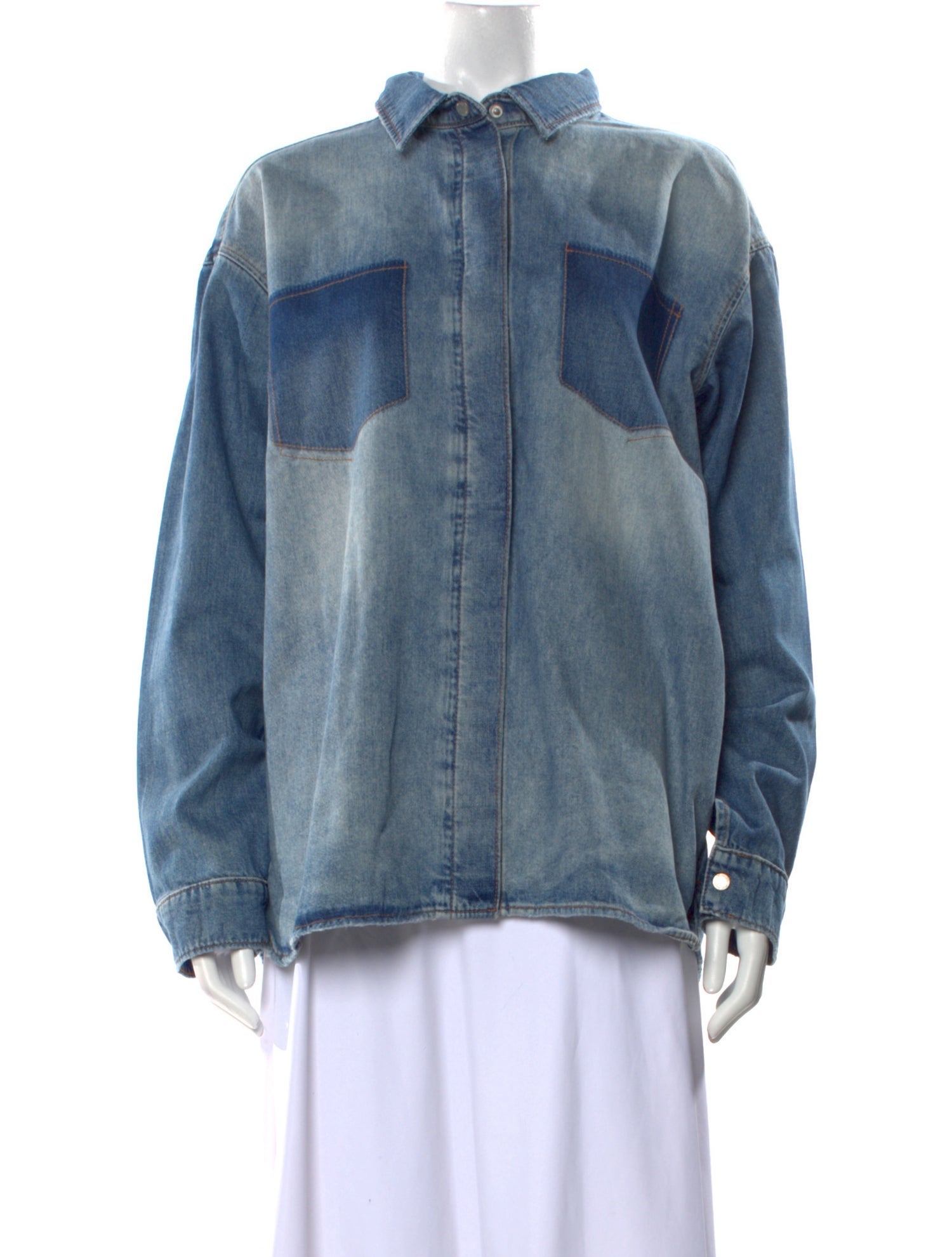 Triarchy Long Sleeve Button-Up Top