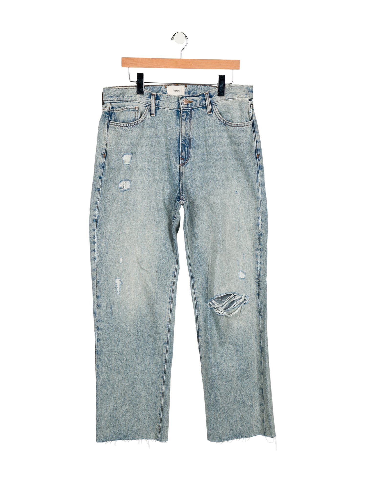 Triarchy High-Rise Wide Leg Jeans