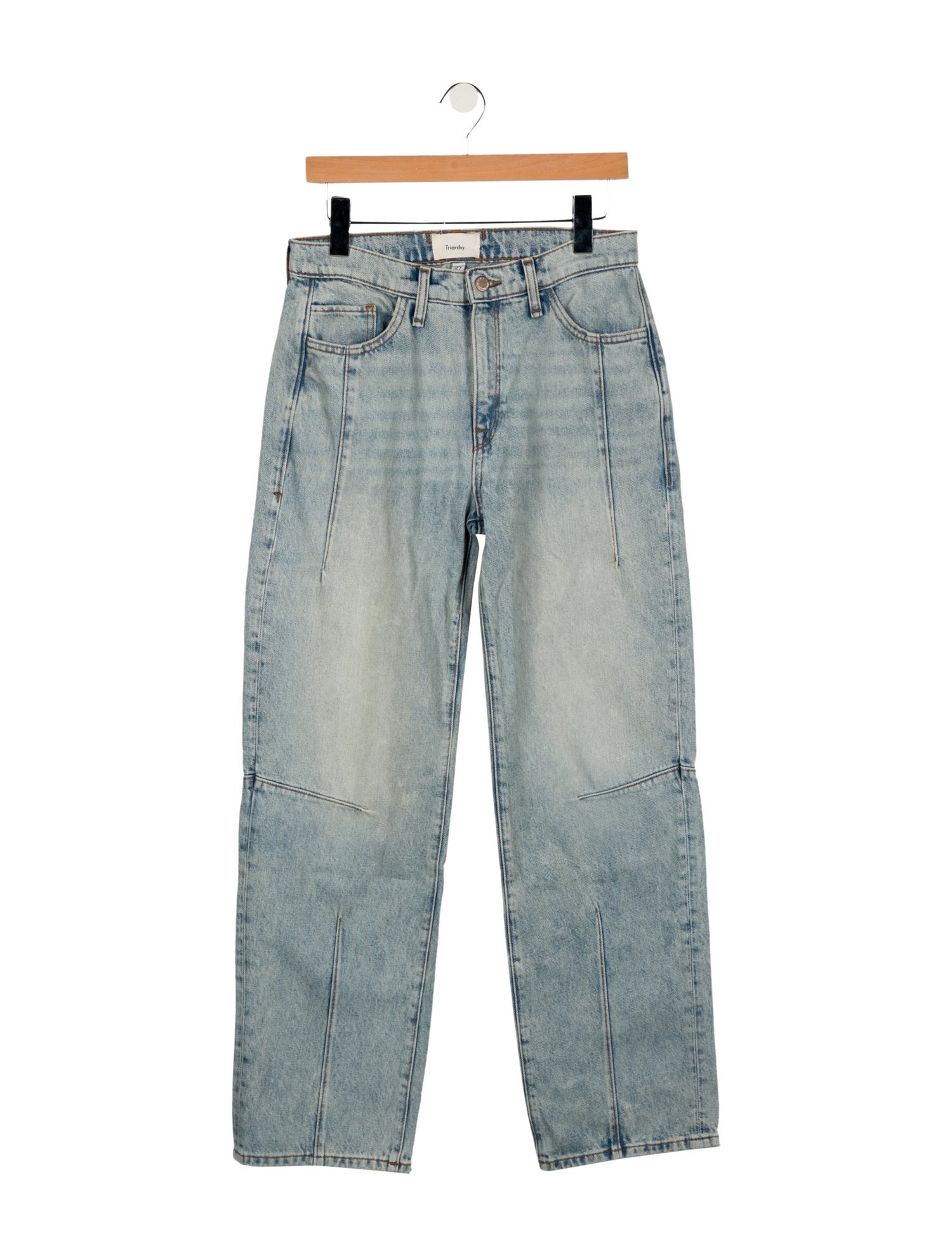 Triarchy High-Rise Straight Leg Jeans w/ Tags