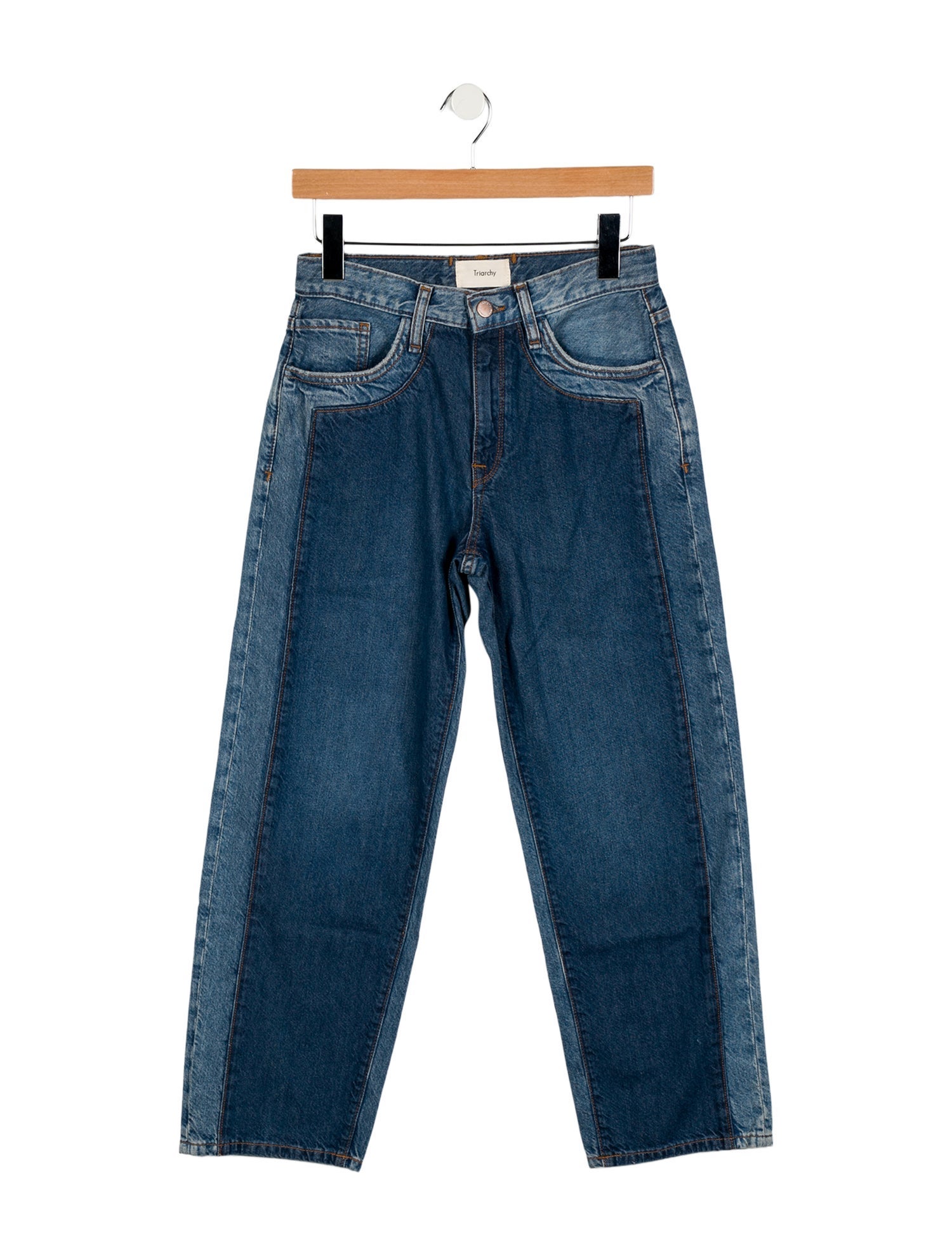 Triarchy Mid-Rise Straight Leg Jeans