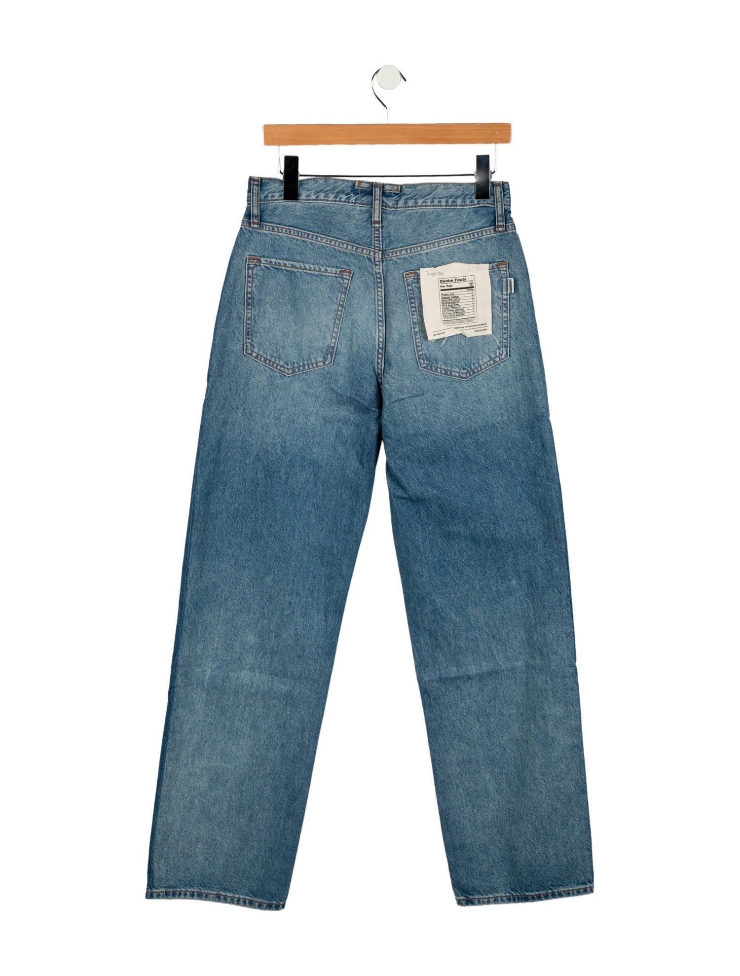 Triarchy Mid-Rise Straight Leg Jeans w/ Tags