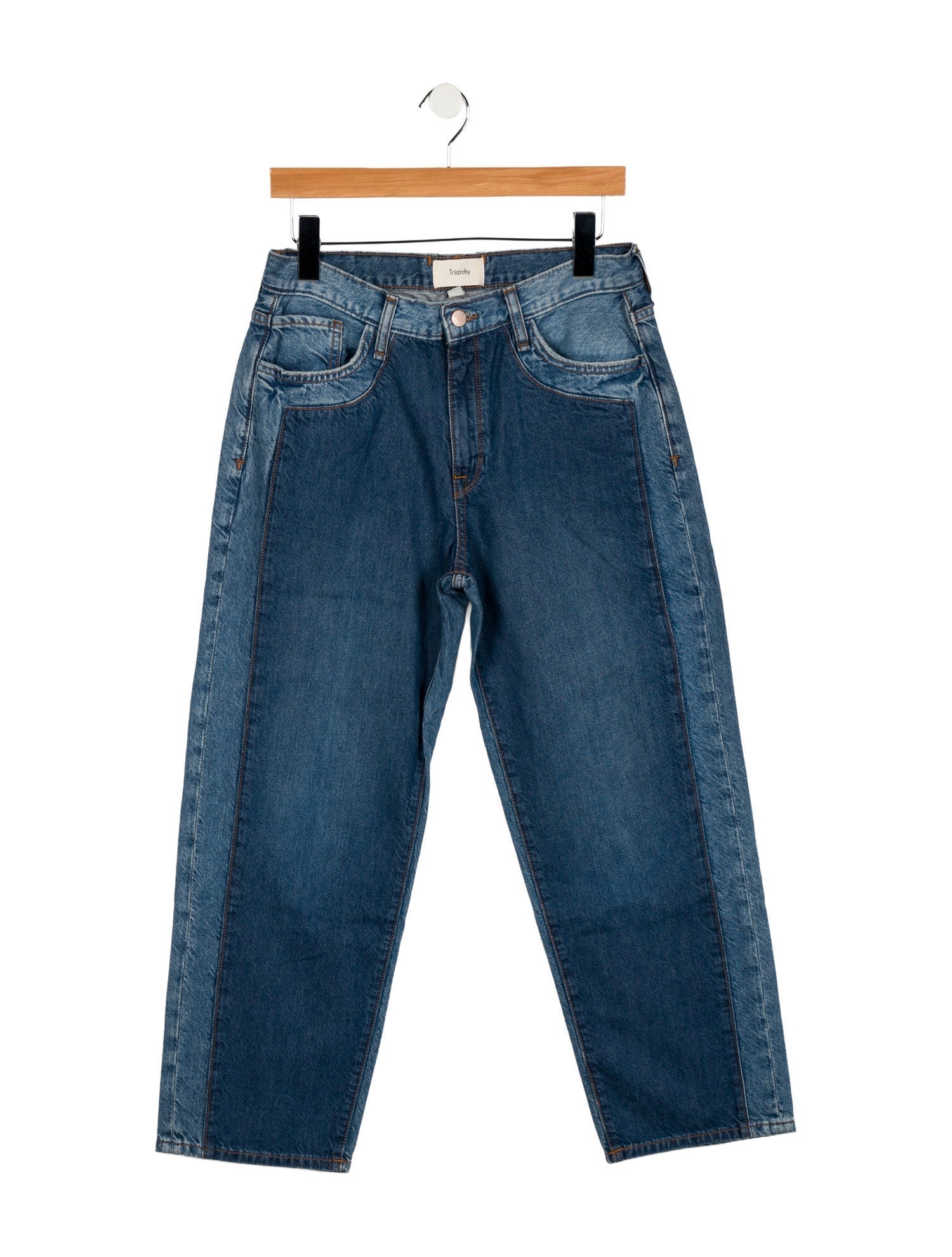 Triarchy Mid-Rise Straight Leg Jeans