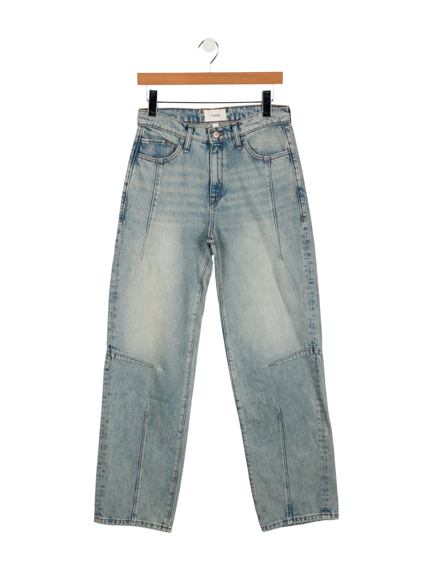 Triarchy Mid-Rise Straight Leg Jeans