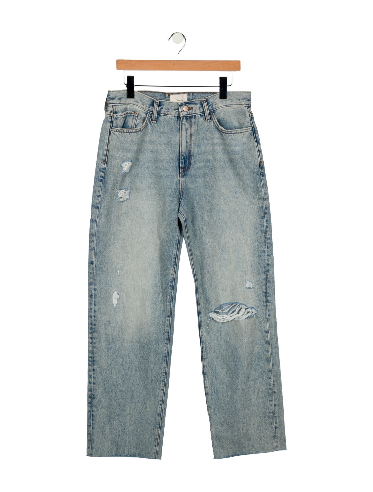 Triarchy High-Rise Wide Leg Jeans