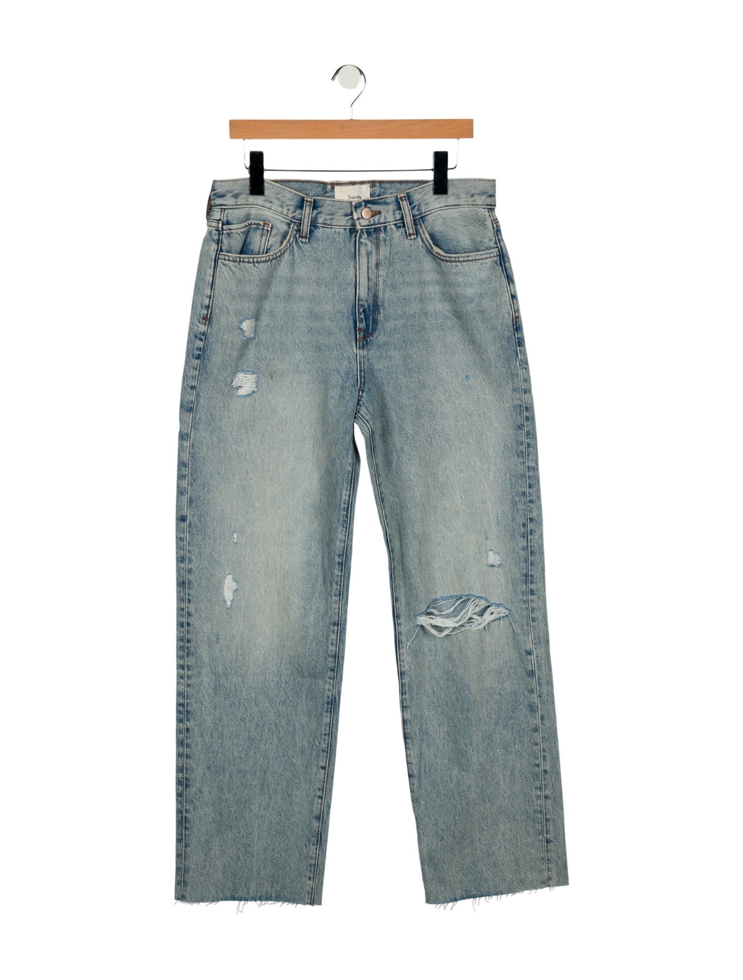 Triarchy High-Rise Wide Leg Jeans