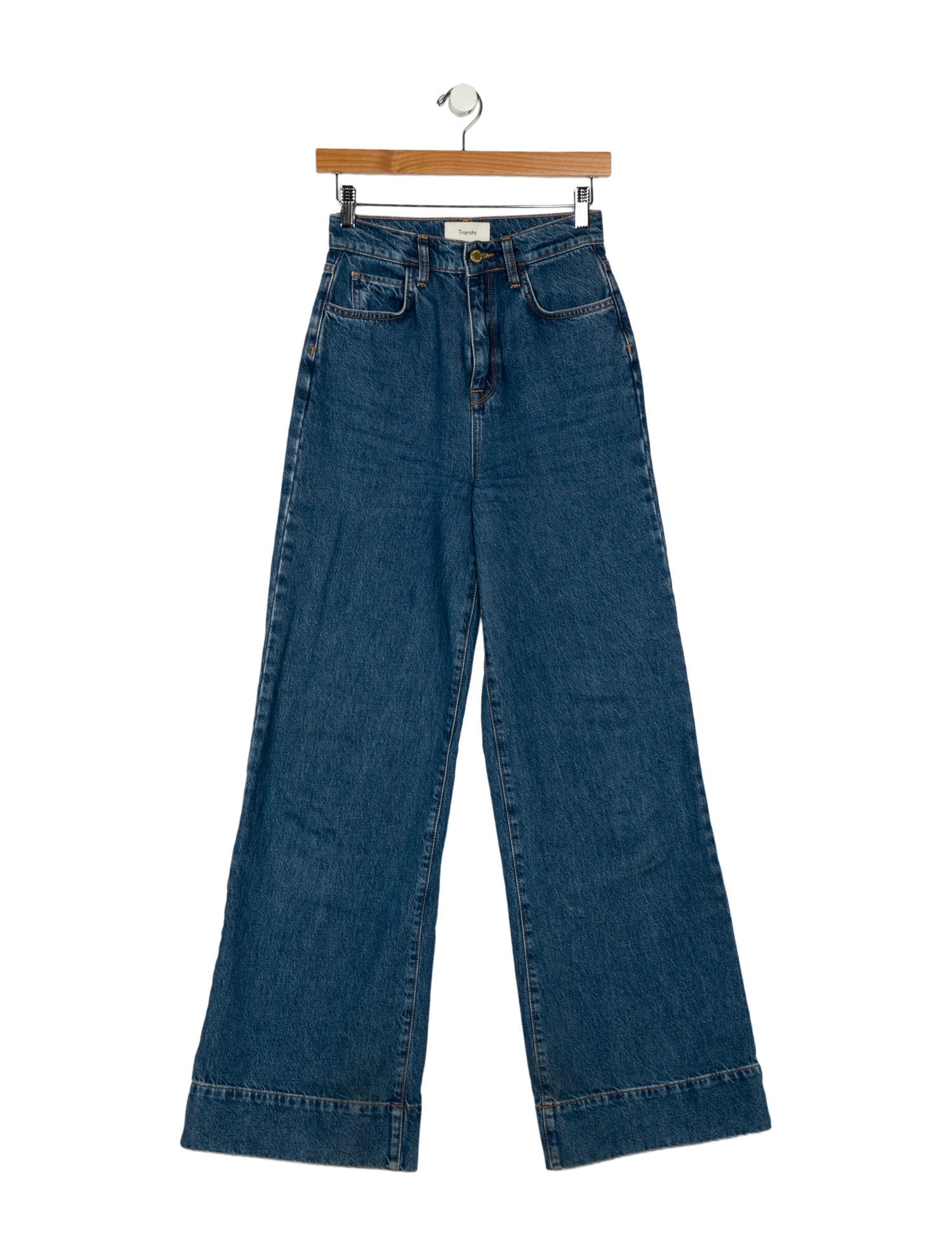 Triarchy High-Rise Wide Leg Jeans