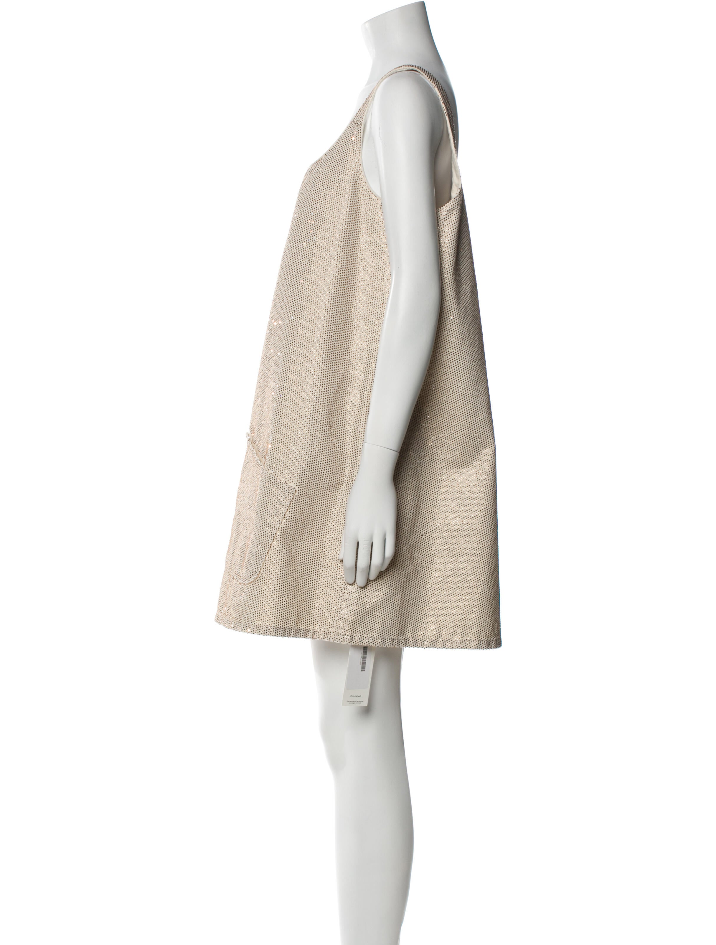 Triarchy Square Neckline Knee-Length Dress