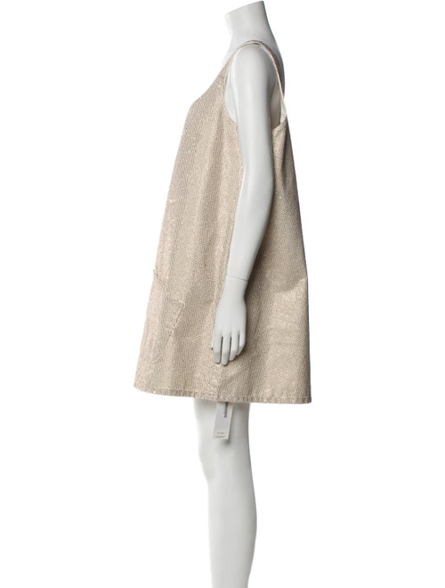 Triarchy Square Neckline Knee-Length Dress