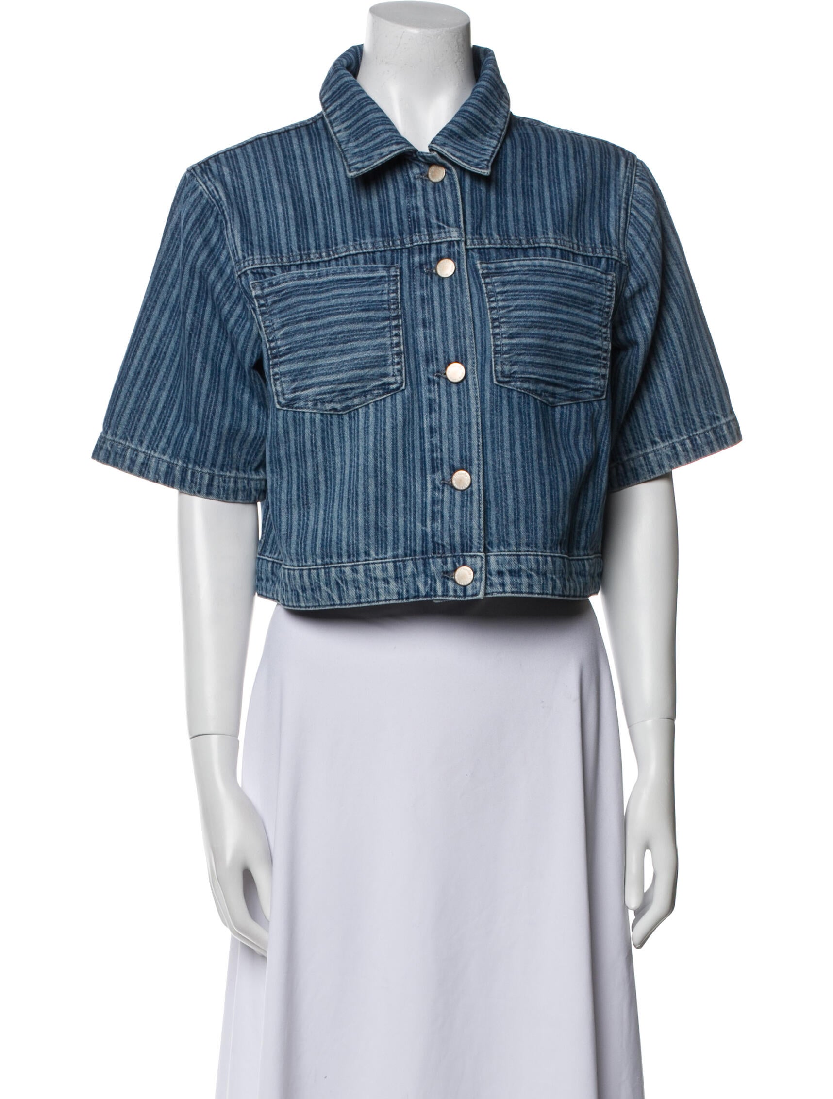 Triarchy Striped Denim Jacket