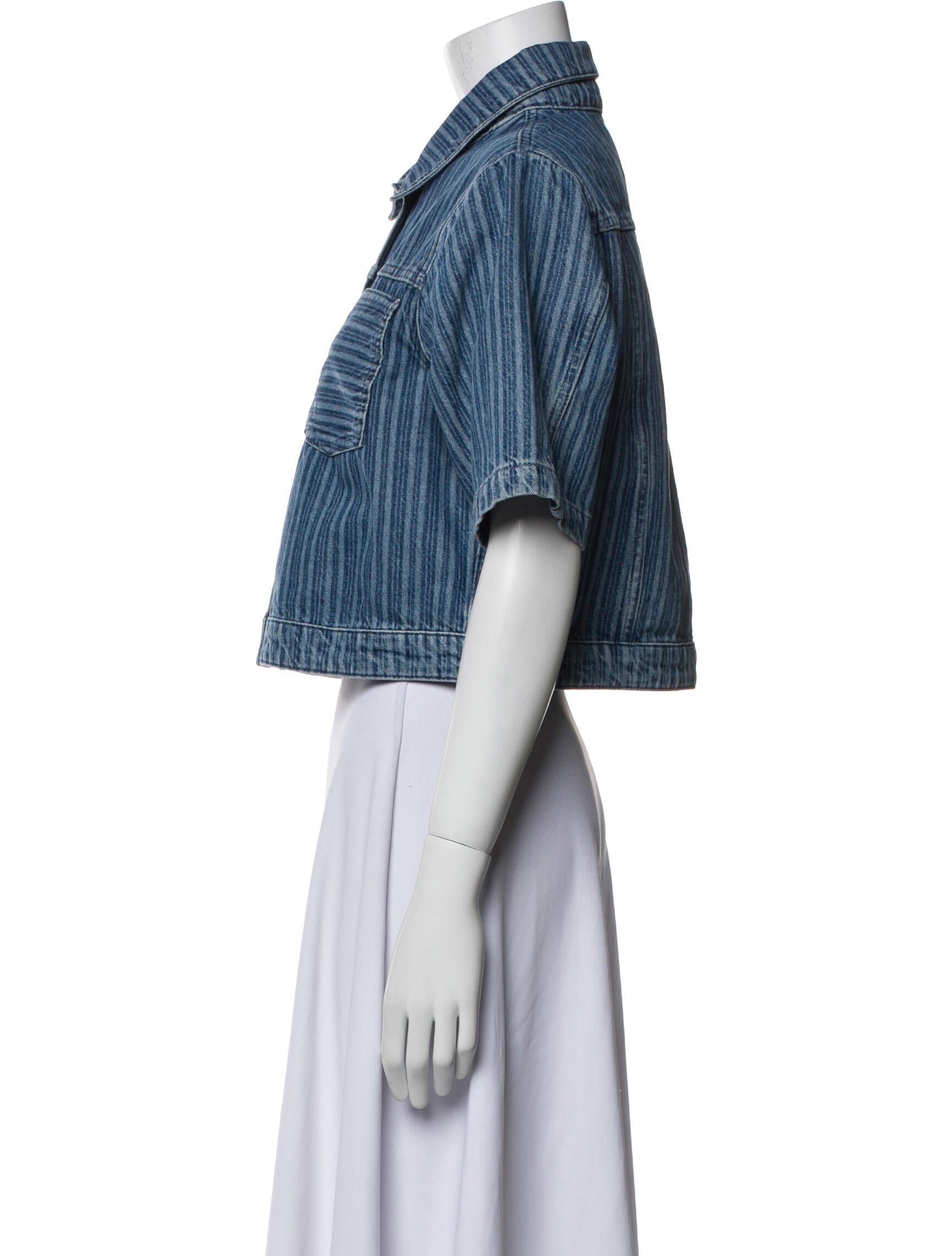 Triarchy Striped Denim Jacket
