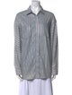 Triarchy Striped Long Sleeve Button-Up Top