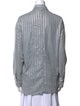 Triarchy Striped Long Sleeve Button-Up Top