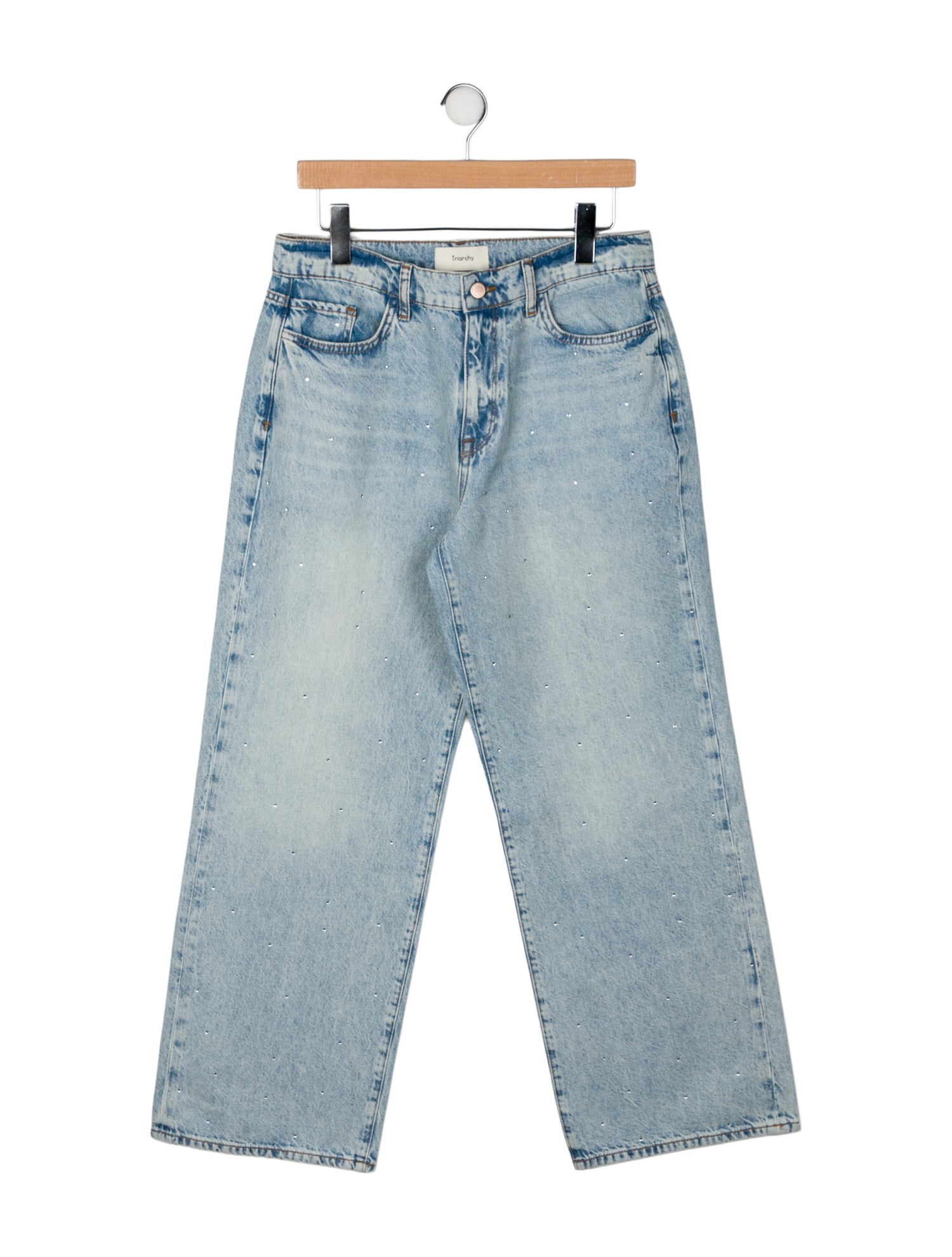 Triarchy High-Rise Wide Leg Jeans