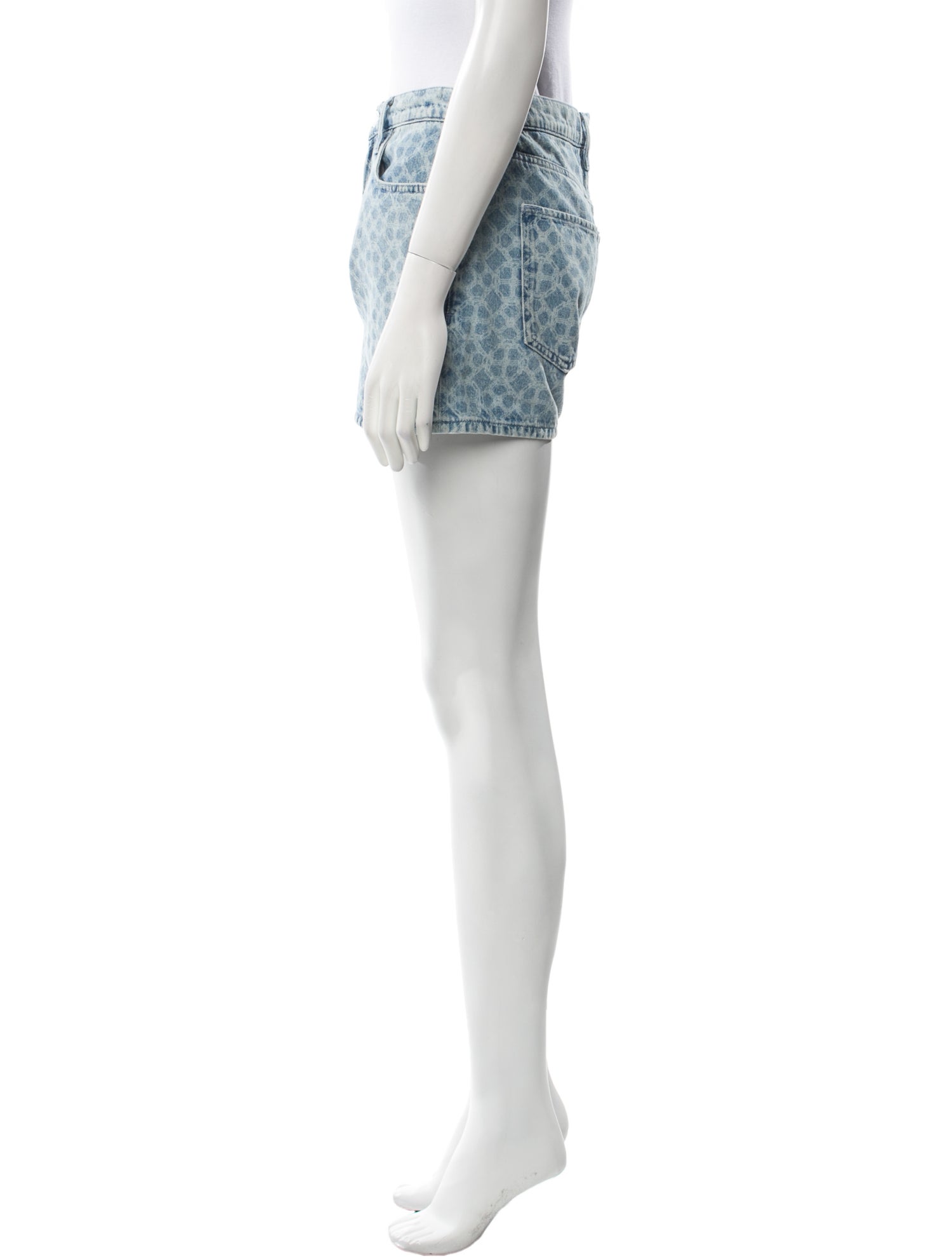 Triarchy Printed Mini Shorts