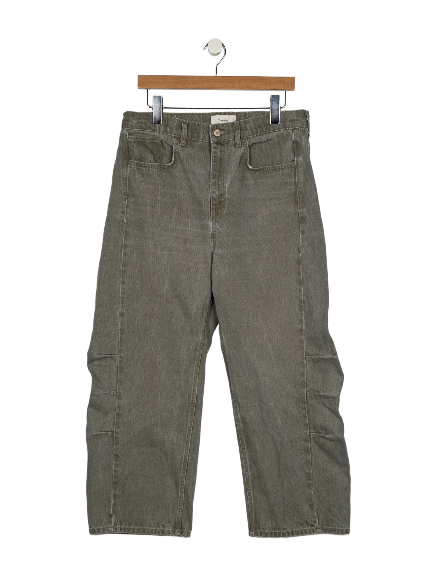 Triarchy Mid-Rise Wide Leg Jeans