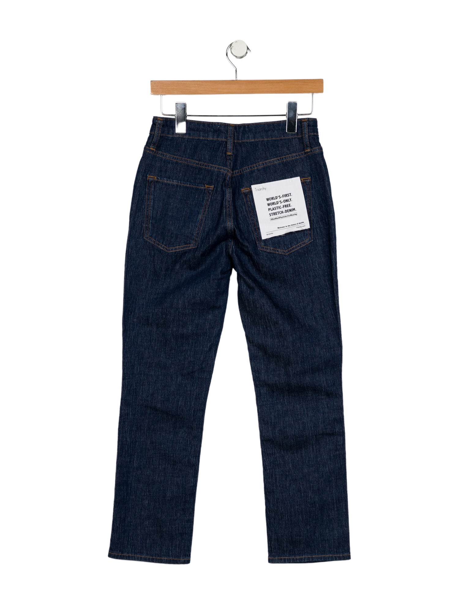 Triarchy Mid-Rise Straight Leg Jeans w/ Tags